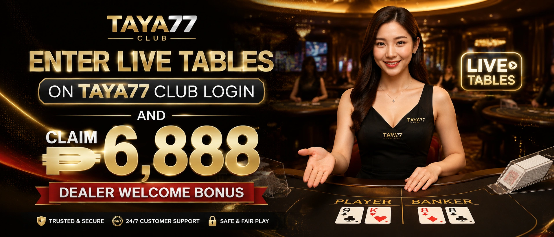 taya77 live casino Philippines mobile table hub